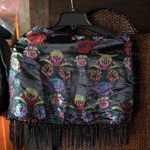 Two piece crop top and skirt